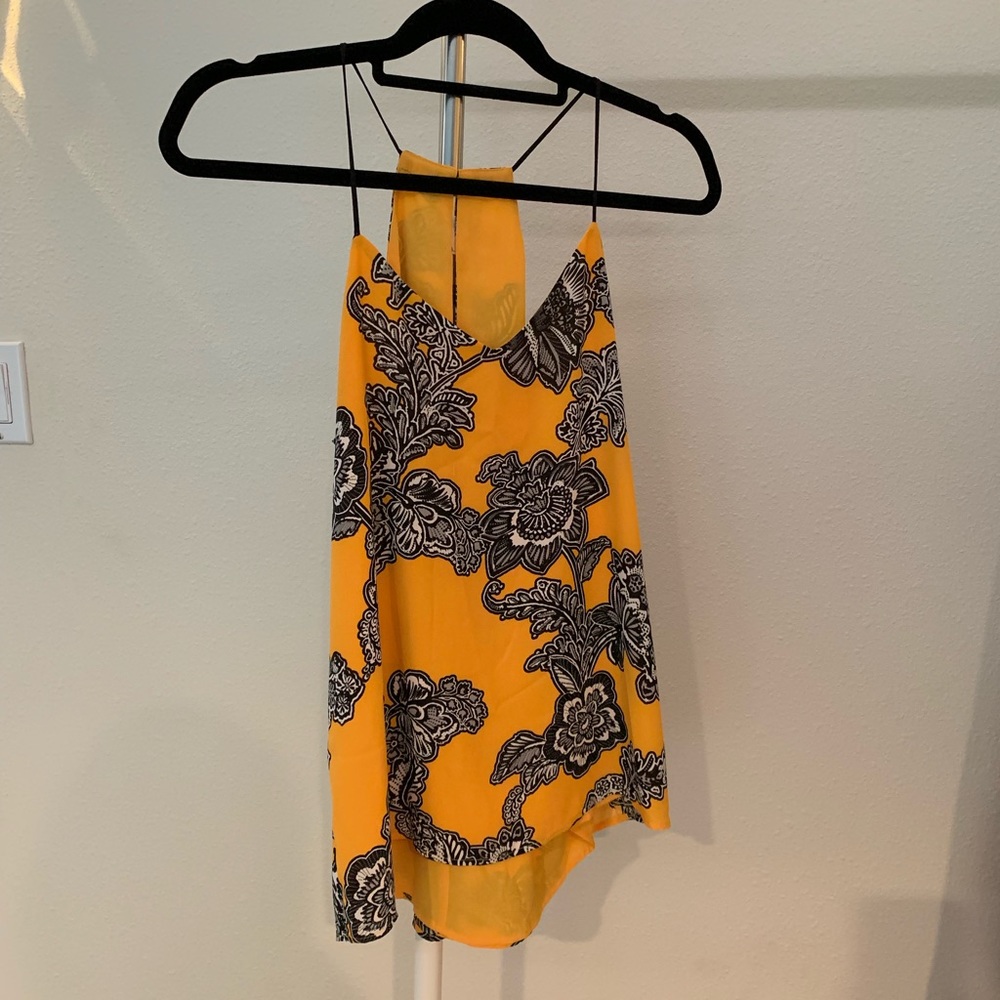 Yellow Patterned Express Top